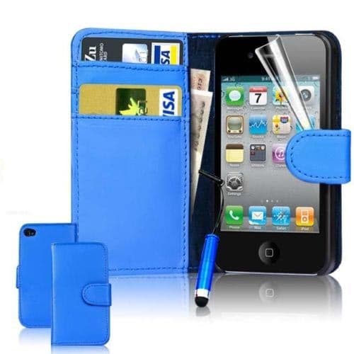 iPhone 4 / 4S Wallet Folio Case Cover